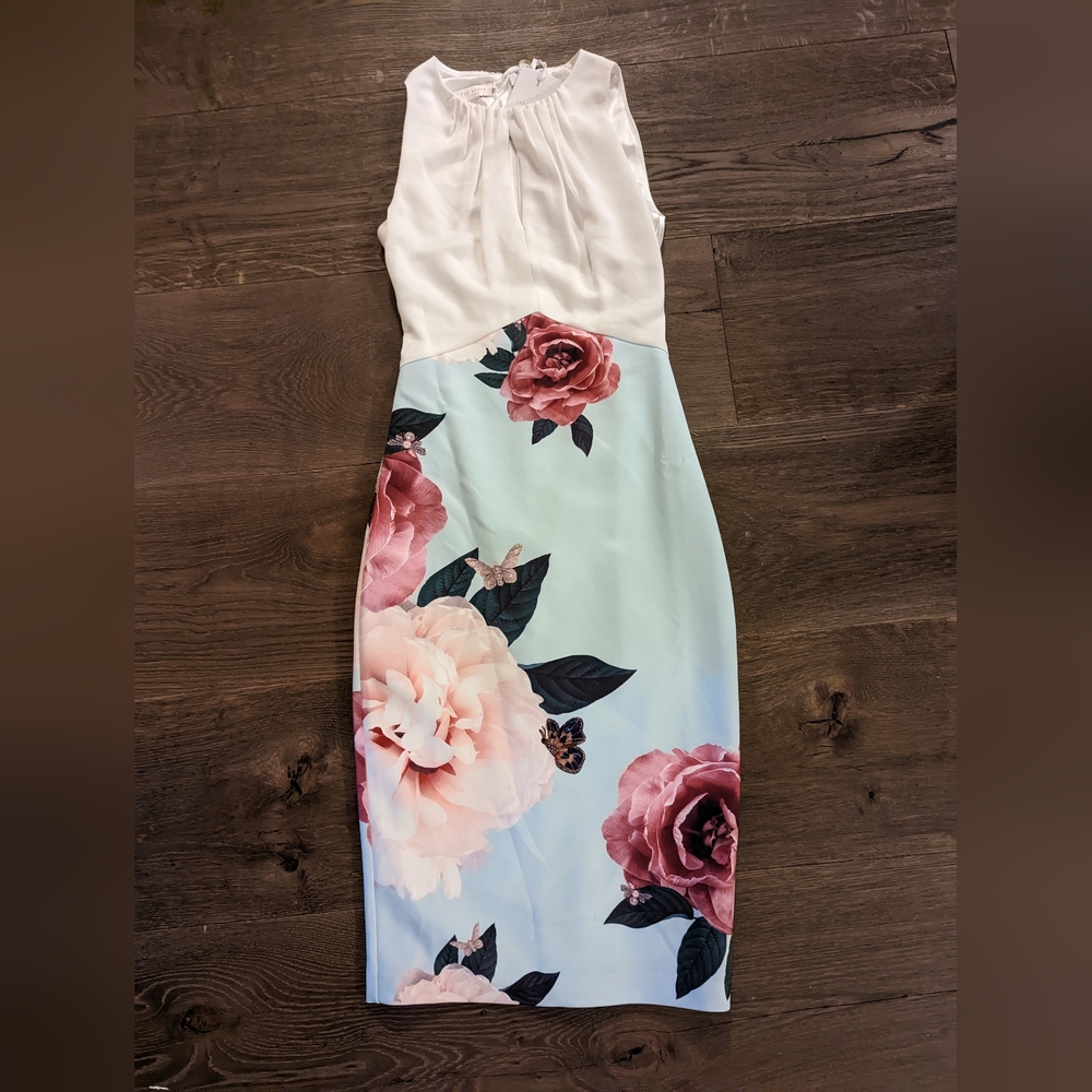 Ted Baker keyhole dress
